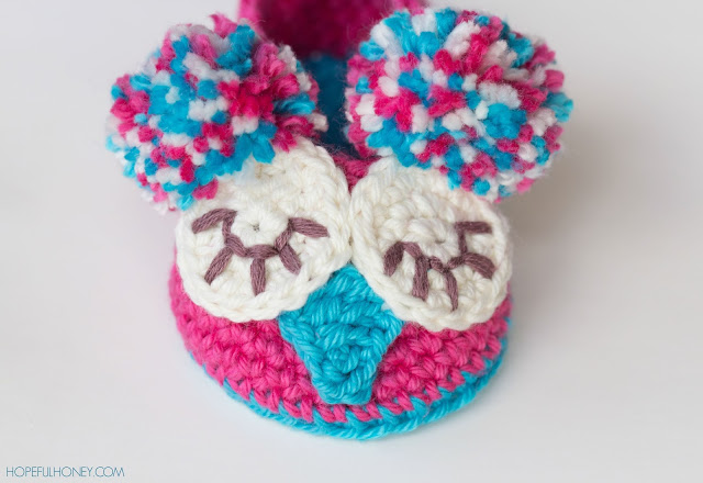 Owl Baby Booties – Free Crochet Pattern